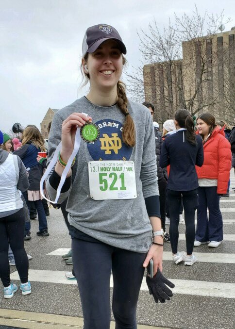 SarahNHiggins's tweet photo. Holy (shit I ran a) Half. https://t.co/viIIYMSzmM