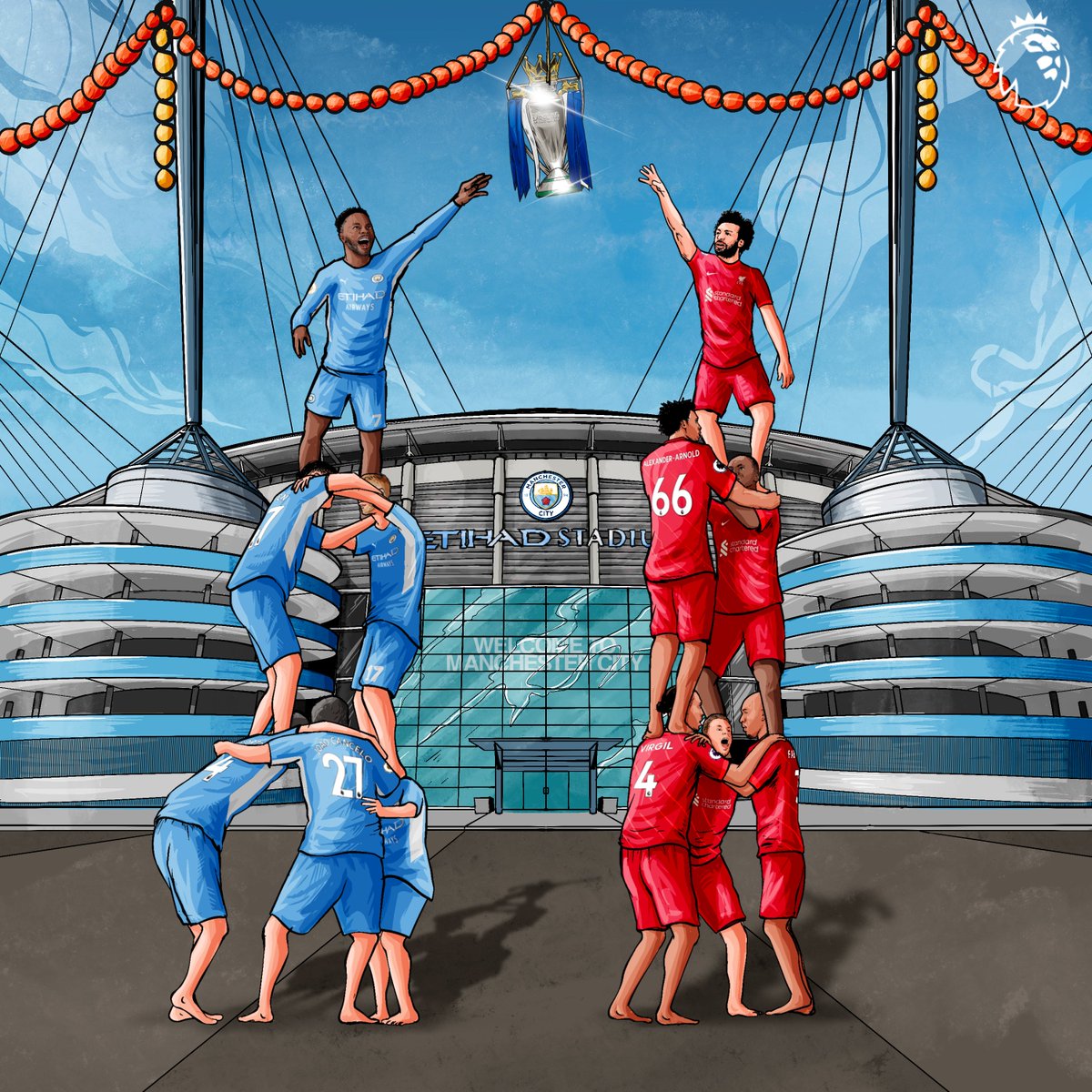 𝐈𝐓 𝐃𝐎𝐄𝐒𝐍'𝐓 𝐆𝐄𝐓 𝐁𝐈𝐆𝐆𝐄𝐑 𝐓𝐇𝐀𝐍 𝐓𝐇𝐈𝐒 🤩

#MCILIV | <a href="/ManCity/">Manchester City</a> | <a href="/LFC/">Liverpool FC</a>