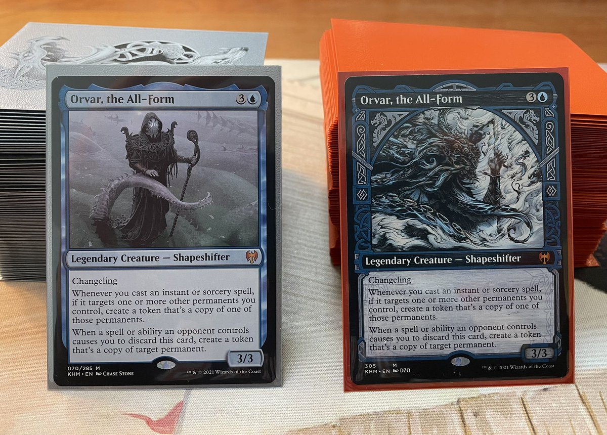 kenfortson's tweet image. My two latest Commander decks #AllForm