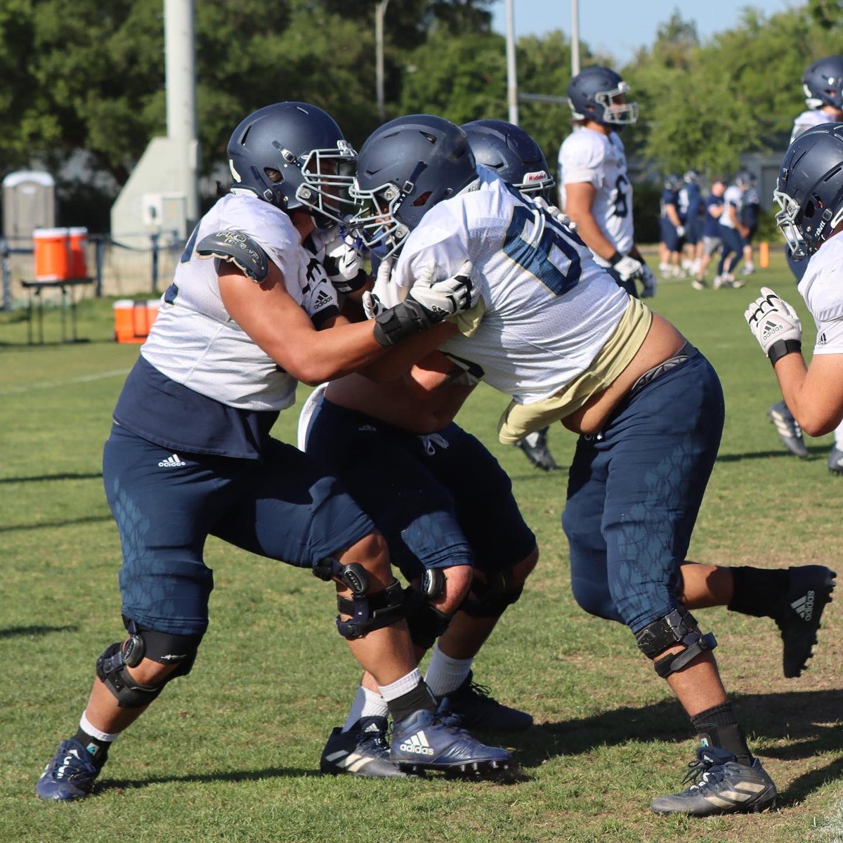 UCDfootball's tweet photo. Geared 🆙 this Saturday #thevoyagecontinues https://t.co/PBevkhBfpg