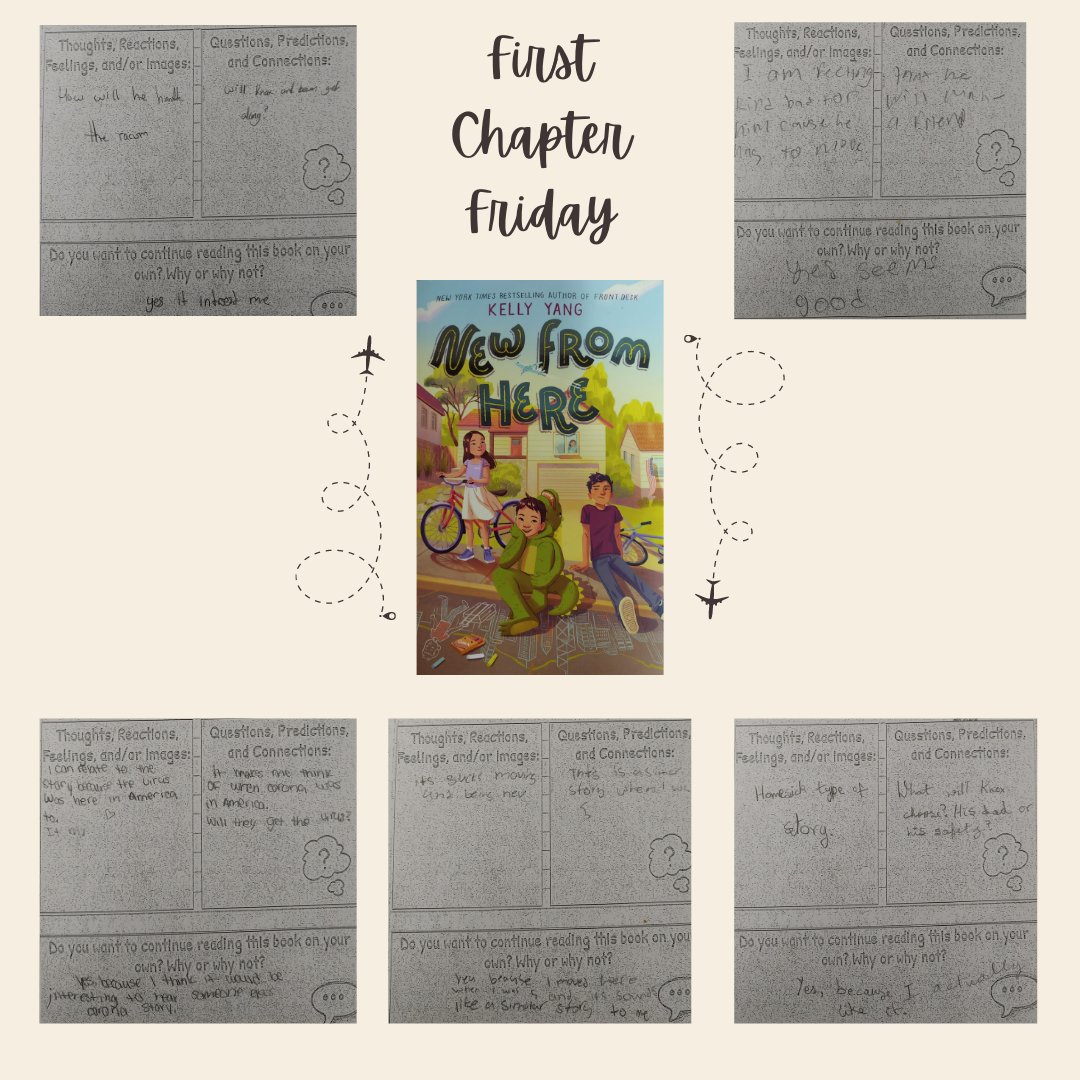 ctriggioNPSD's tweet photo. After reading the first chapter of New From Here by @kellyyanghk, Ss expressed how would like to read someone else's story about the pandemic. Several Ss mentioned that they could relate to Knox because they moved due to the pandemic. #ELARECESS #igKnight @megburkeNPSD https://t.co/aOEgJIoObu