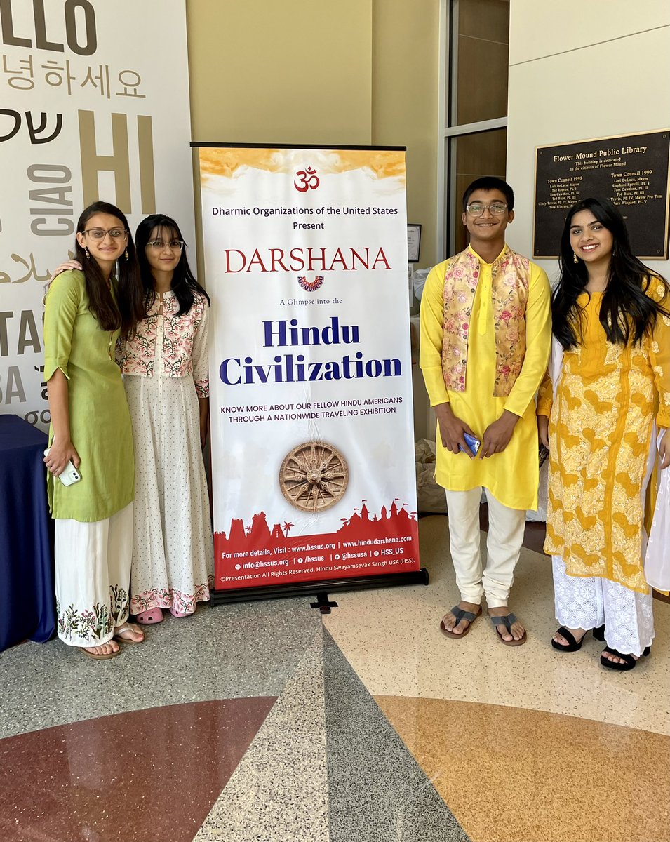 ProznikForLISD's tweet image. @hssusa Colorful afternoon at #Darshana #diversity