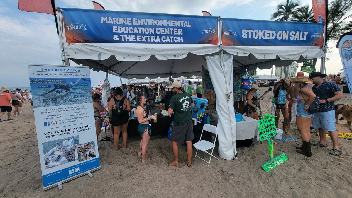 Get out to @festivaltortuga and say hi to @theextracatch in the Conservation Village!