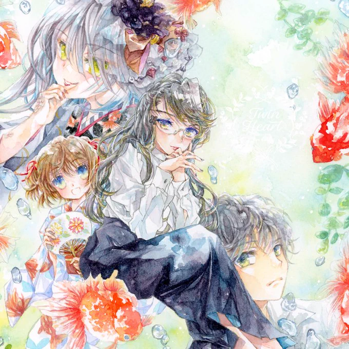 第166回 【全体公開】「はじまりの時展」に出展します/4月10日～20日|香月 稜|pixivFANBOX https://t.co/L2mYzIupYD 