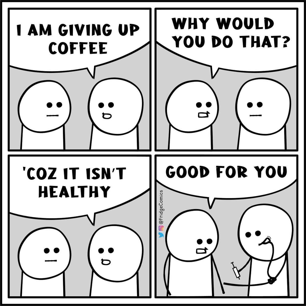 FridgeComics's tweet photo. Clean up your act, people!
#FridgeComics
#SaturdayVibes #Coffee #darkhumor #weekendvibes https://t.co/rbIQPSgM7T