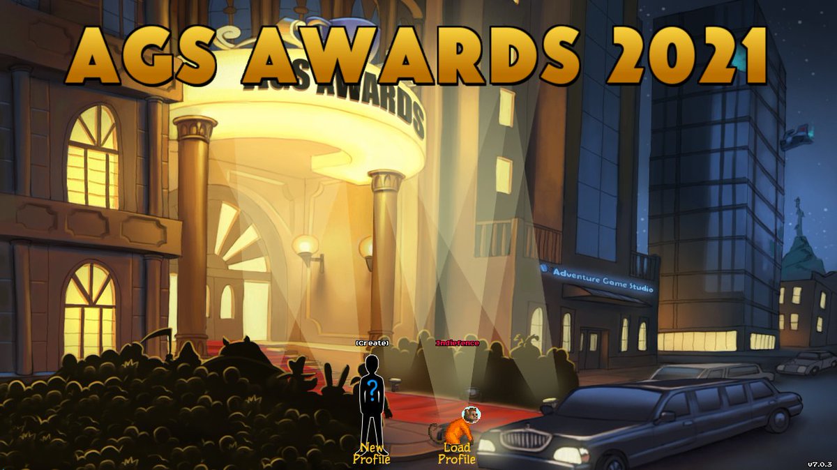 Indiefence's tweet photo. En 5 minutos comienza la gala de entrega de los AGS Awards 2021, en la que se reconocen los mejores juegos creados con el motor de la taza azul durante el año pasado. Se puede asistir en directo a través del cliente del evento: https://t.co/LVhp92KyDA #agsawards2021 https://t.co/YqwB5GgDU9