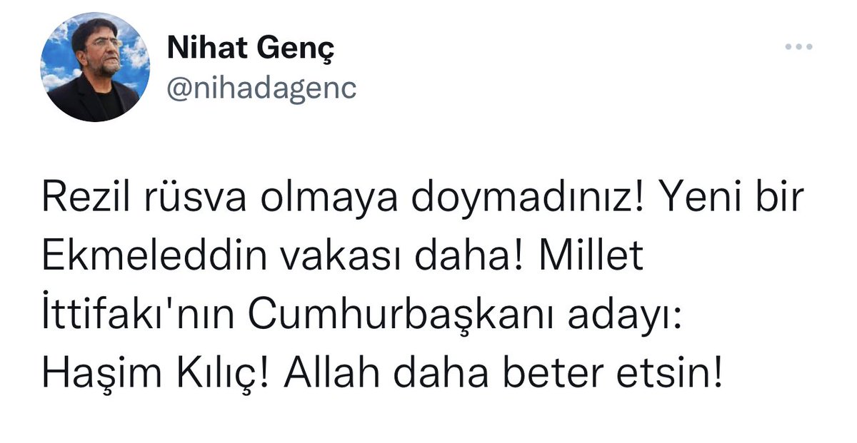Nihat Genç Twitter: Most Popular Tweets Worldwide