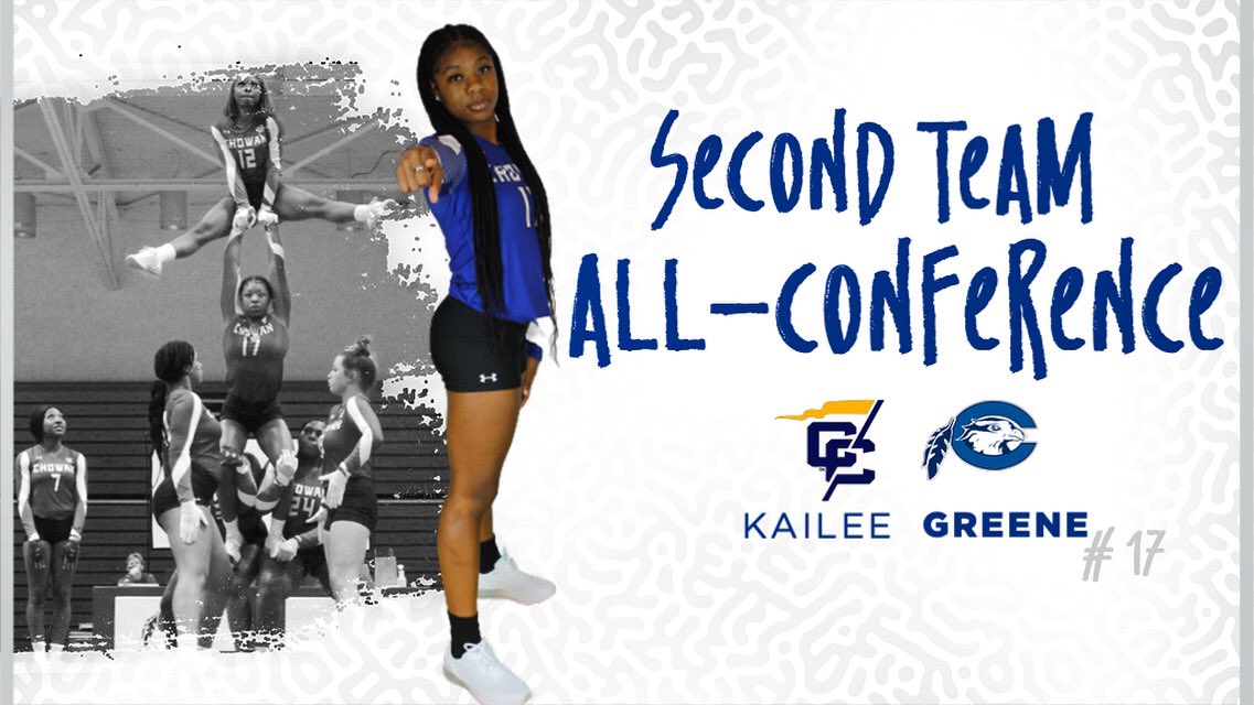 Congratulations to Sophomore, Kailee Greene, for earning Second Team All-Conference! #PR1DE #soarwithus