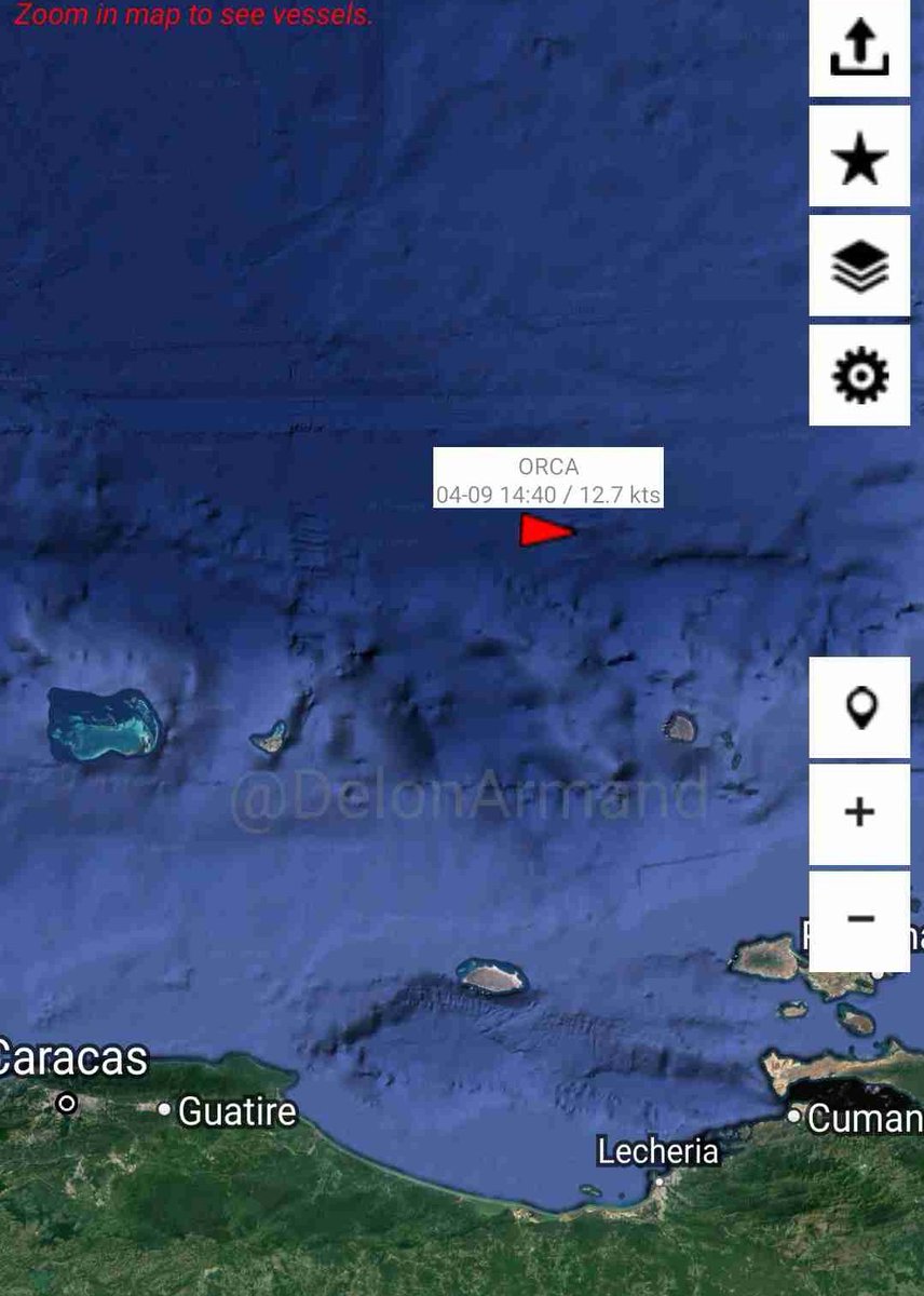 DelonArmand's tweet photo. Russian tanker Orca (Rustanker) leaves the "parking zone" in front of Aruba, from there stealth tankers sail to Caquetios Zone (Amuay, Venezuela) and receive #crudeoil via STS
Orca (Sierra) was sanctioned for loading #crude #oil from the Venezuelan regime
#OOTT
#9Apr https://t.co/P9bB3hdGL1
