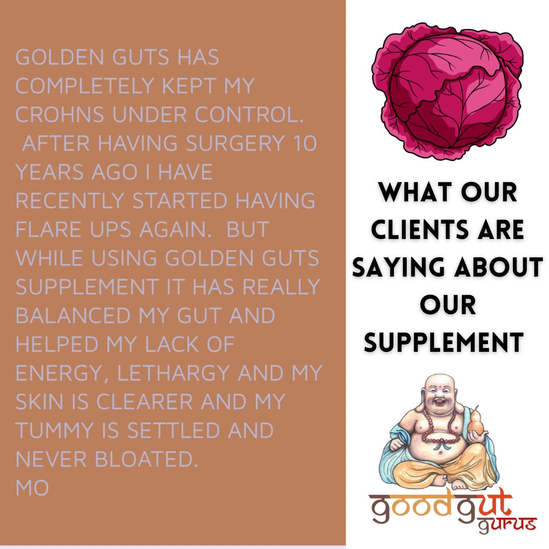 goodgutgurus's tweet photo. 🌱Gutness Gracious Me!! 🌱

An Amazing review from of our clients who has Crohn's disease.
If you suffer from Crohn’s disease give our supplement a try it could change your
Life like it changed Mo’s. 

#crohnsdisease #ibs #collitis #gutheath #goodgutgurus #inflammation #gut https://t.co/CMPLMmeV4Z