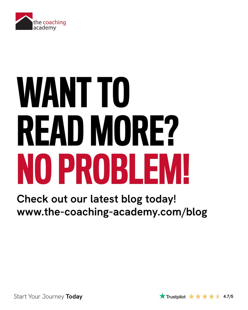 coachingacademy's tweet image. This weekend's blog focuses on controlling the controllables when providing professional coaching!

Join us on our blog pages and enjoy our latest article; please share or comment if you enjoyed the read – click on the link in our bio.

linktr.ee/thecoachingaca…