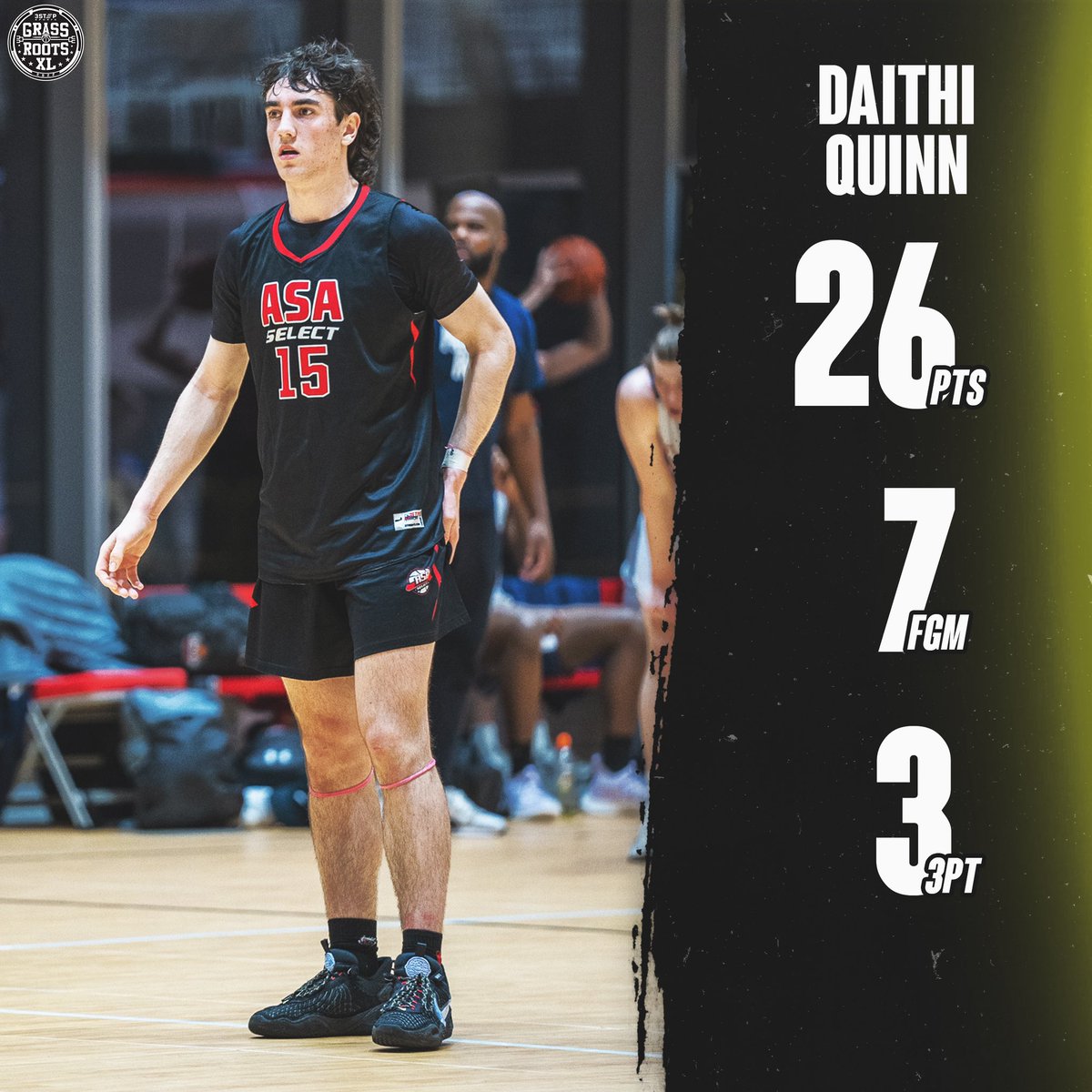 Daithi Quinn (<a href="/DaithiQuinn/">Daithi Quinn</a>) put up 26 PTS and 3 3PT for <a href="/ASAHoopsNation/">ASAHoops.com</a> in the WIN at <a href="/ZeroGravityXL/">Zero Gravity Exposure League</a> Session I 🎯