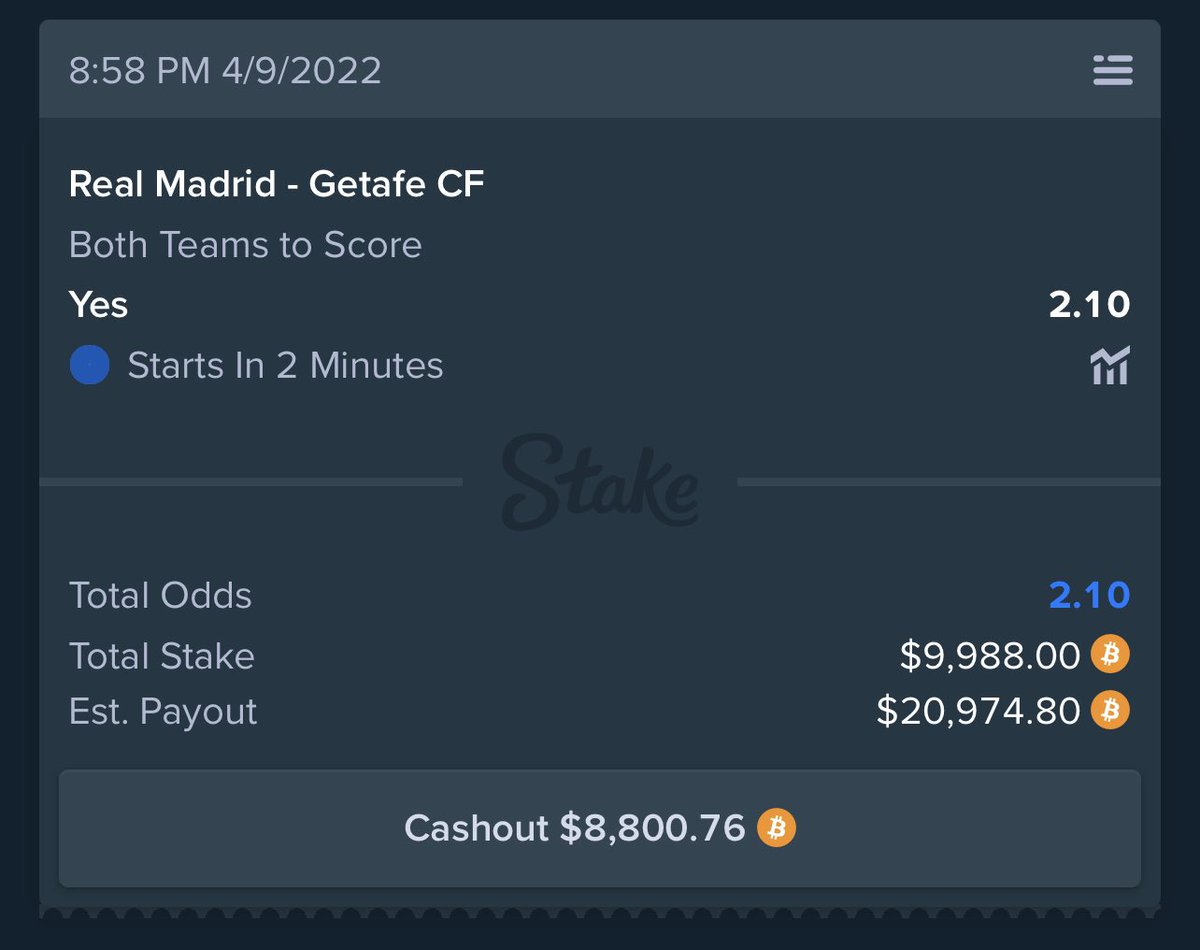 FossyGFX's tweet photo. Giving some who retweets and follows @StakeReloads $500 if this bet wins ⚽️ 

Comment your stake username, if you don’t have one, you can sign up here https://t.co/dfcVFb51OT 💎 https://t.co/RWFfGQuFy8