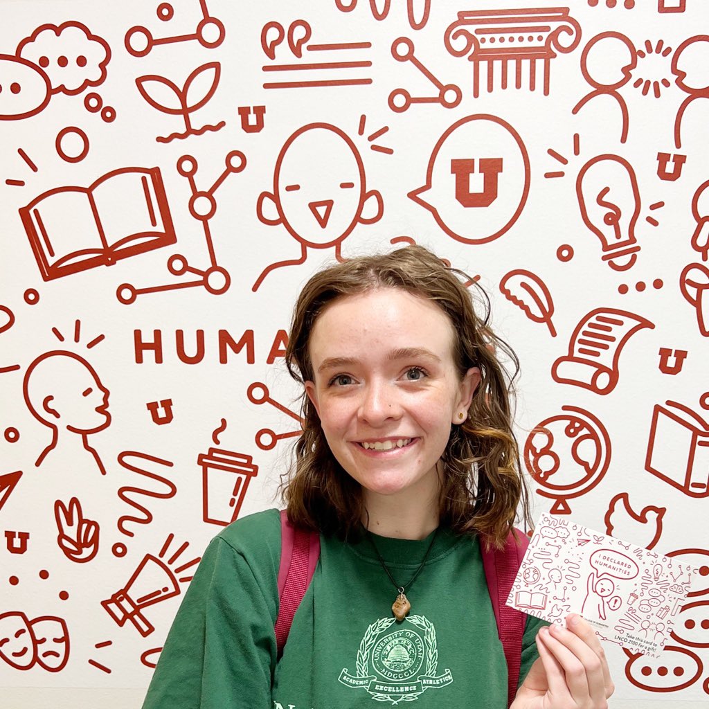 UofUHumanities's tweet photo. #IDeclared
Name: Norah Law
Major: Writing and Rhetoric Studies and International Studies
Why did you choose this major? Interesting courses and a love for writing! I want to go to law school as well!
#UofU #UofUHumanities https://t.co/sAbAbUpIWu