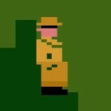 DavuuWart's tweet photo. 56) Hombre de la Gabardina #ETatari
#pixelart https://t.co/lmIYsyTUVw