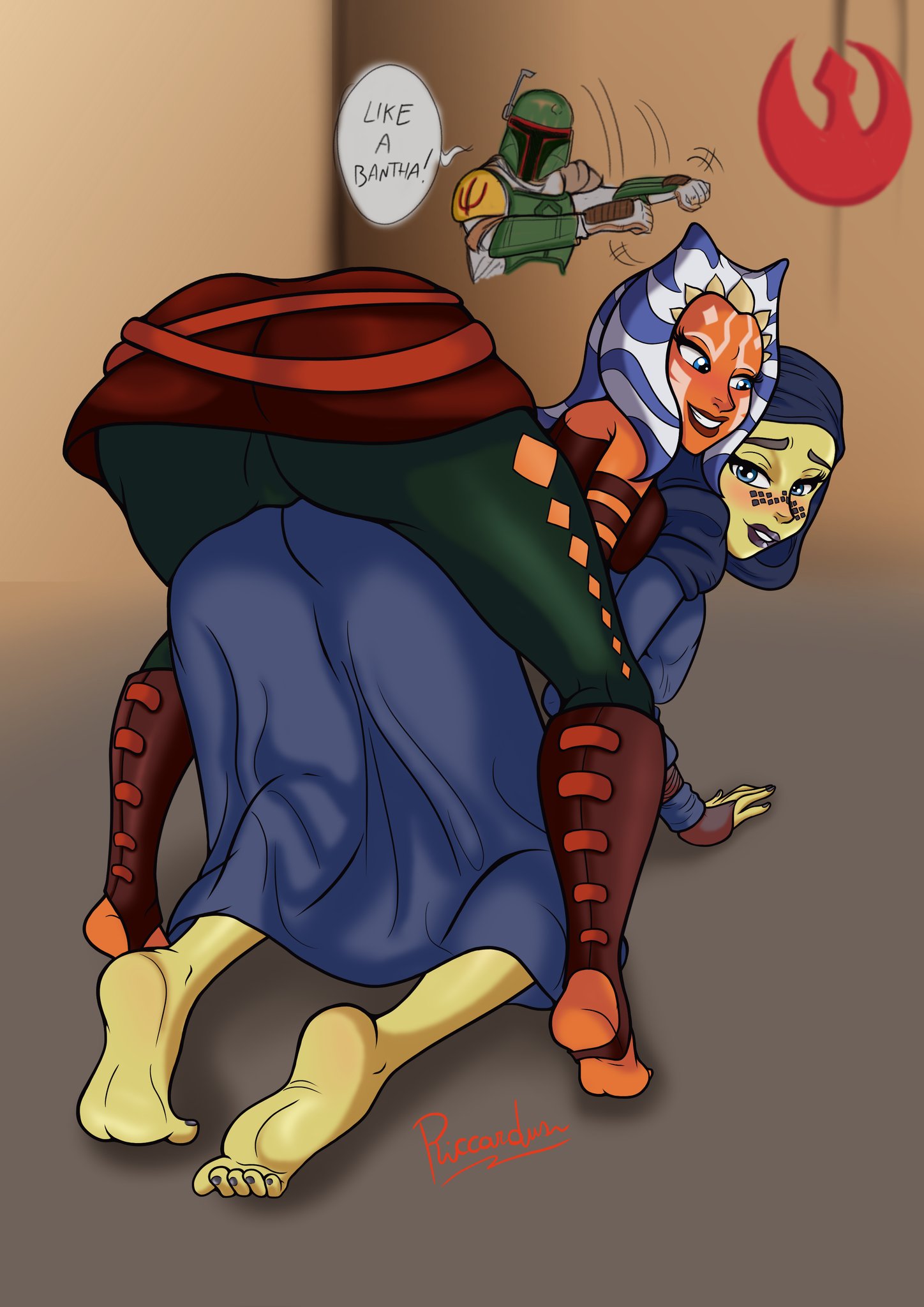 Riccardus97 (Commission open 🔞) on X: Ahsoka Tano and Barriss Offee, BFFs  (NO SPOILERS, PLEASE!) Do you think this will be part of Jedi training? ~  ♥️+🔄 starwars ahsokatano barrissoffee theclonewars clonewars 