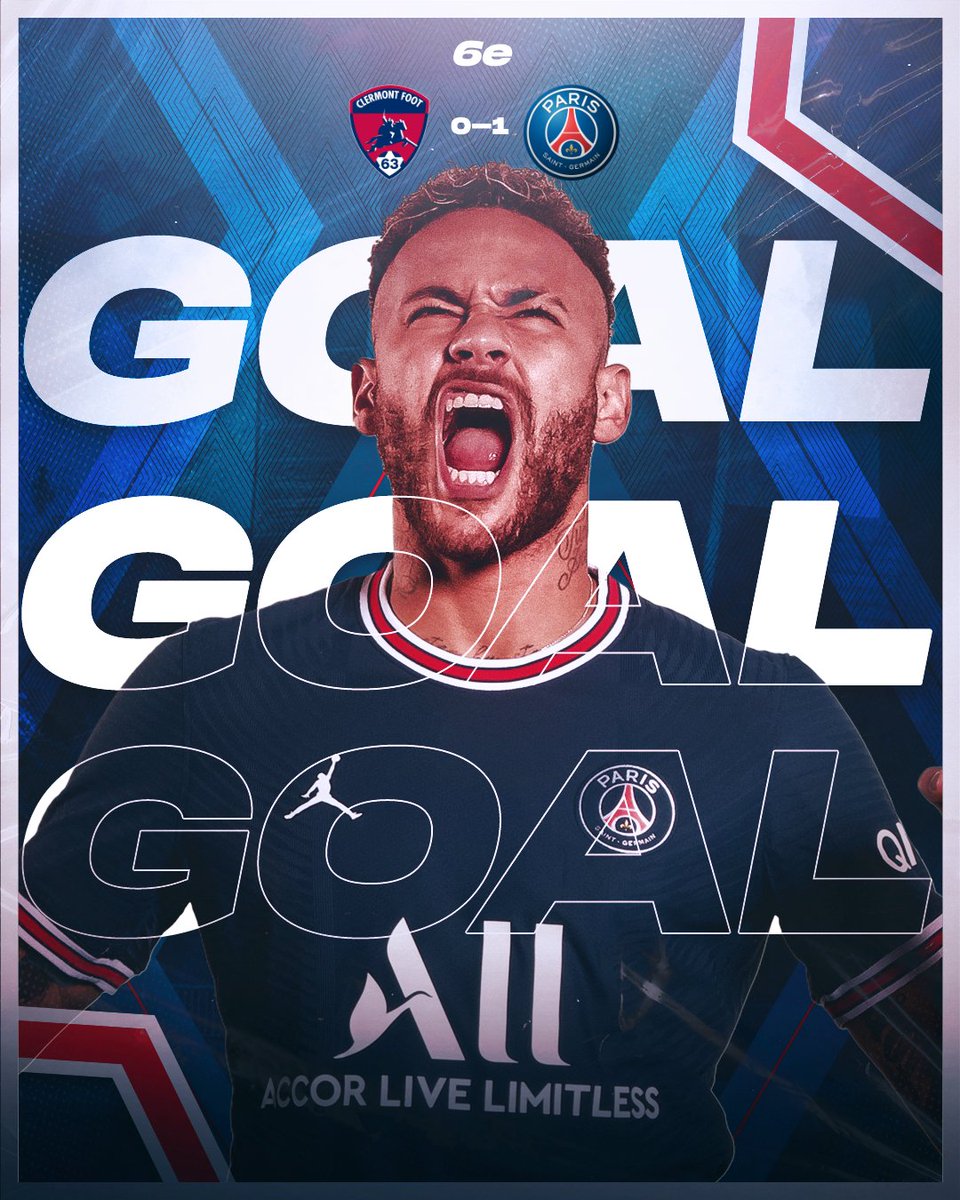 PSG_inside's tweet photo. 6⃣ minutes de jeu et déjà l'ouverture du score signée @neymarjr ! 😍

#CF63PSG I 0-1 https://t.co/2DOYS3yqvK
