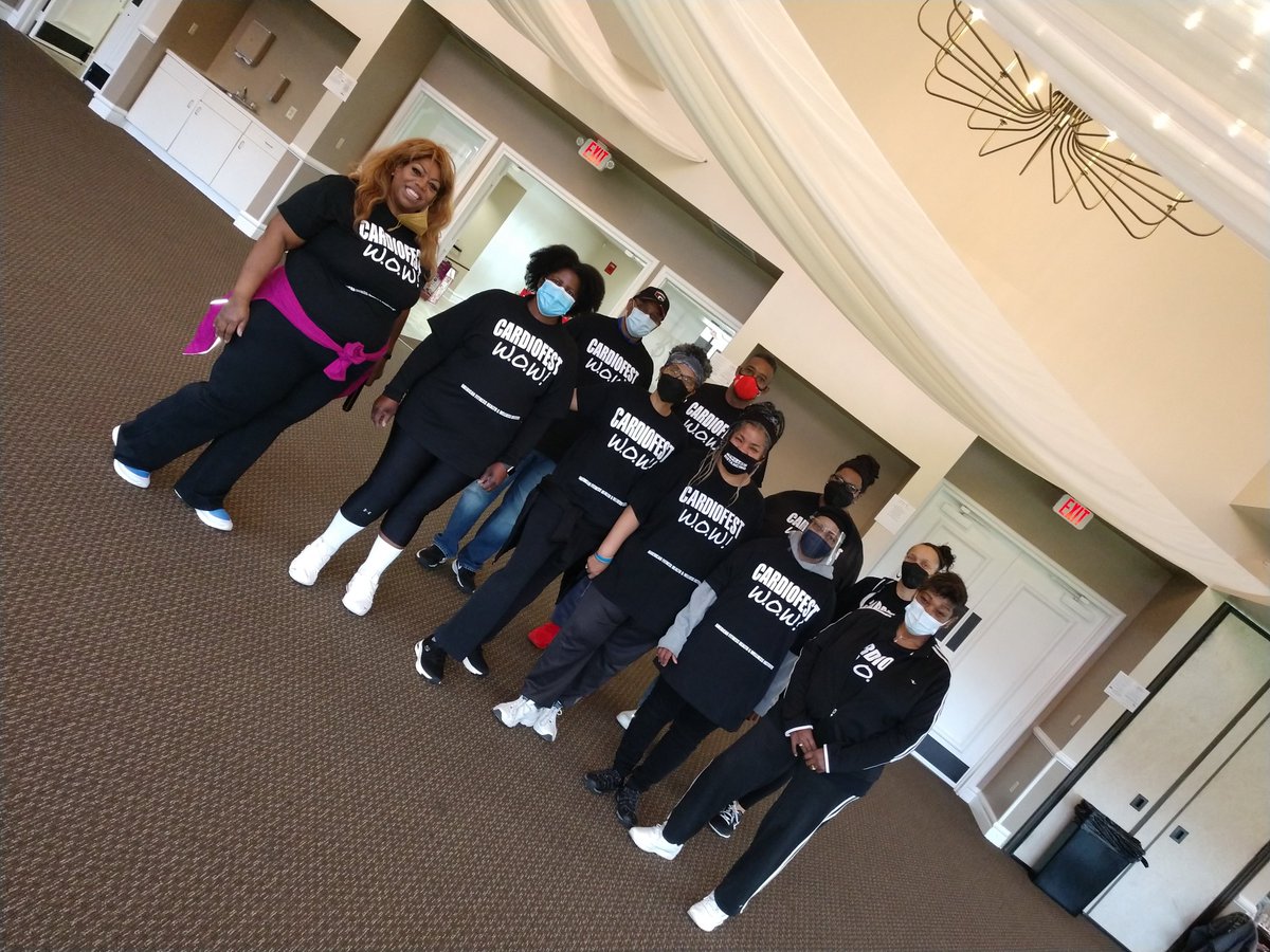 AbundantSeason's tweet image. #CARDIOFEST for Minority Health Month. The first time ever it snowed.