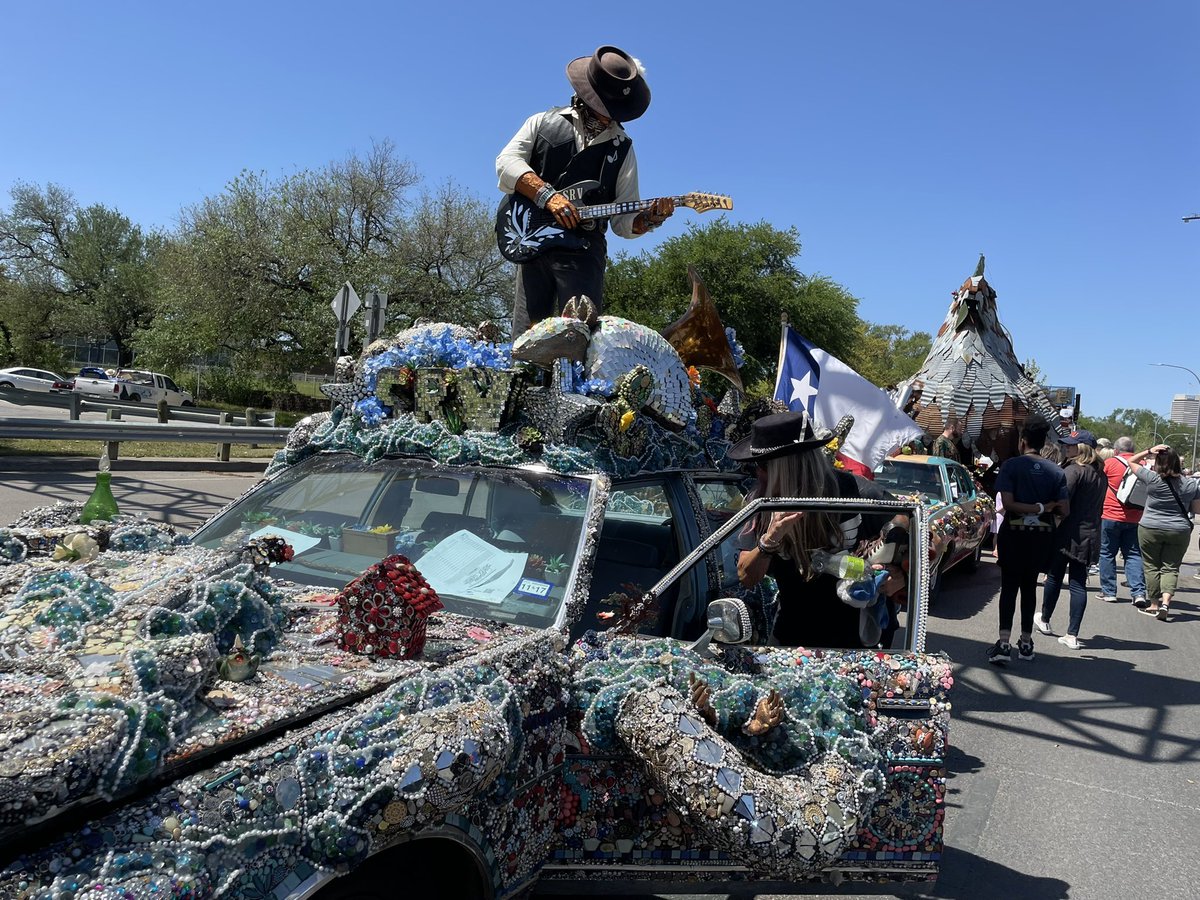 #HISD schools rolled out for the return of the <a href="/ArtCarParade/">Art Car Parade</a>!