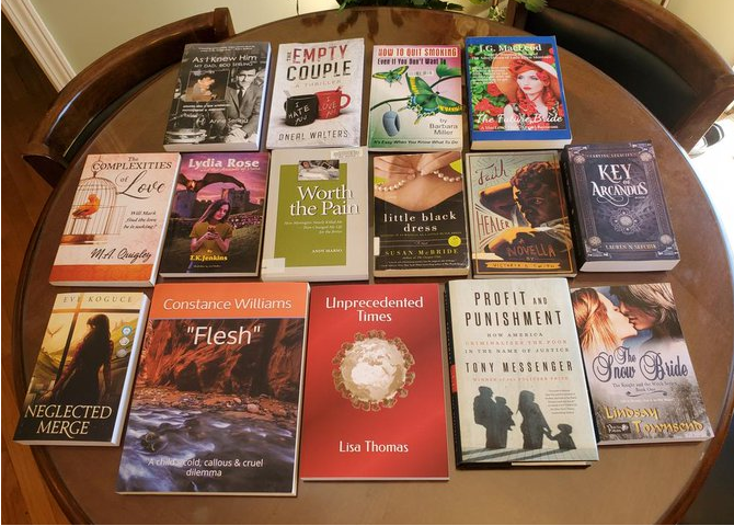 I Purchase Their Book <a href="/AnneSerling/">Anne Serling</a> <a href="/onealwalters/">Oneal Walters</a> <a href="/BMPMethod1/">Barbara Miller- Speaker, Author, Human</a> <a href="/jgmacleodauthor/">J.G. MacLeod</a> <a href="/MQuigley1963/">Melisa Quigley Author</a> <a href="/jenkins_tk/">T.K.Jenkins- Author 🏴󠁧󠁢󠁷󠁬󠁳󠁿🇮🇪🇬🇧</a> <a href="/andymarso/">Andy Marso</a> <a href="/SuzMcBrideBooks/">Susan McBride</a> @AuthorVGSmith <a href="/lauren_sefchik/">Lauren - Author to 'Key of Arcandus'</a> <a href="/EveKoguce/">Eve Koguce</a> <a href="/ConstanceCorne9/">Constance Cornelia Williams</a> <a href="/LisaThomasBooks/">Tanzania Sugar Dating</a> <a href="/tonymess/">Tony Messenger</a> <a href="/lindsayromantic/">Lindsay Townsend</a> 😃 Will Donate them to my hometown Library...