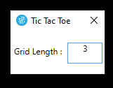 yacccus's tweet photo. First time doing a C# WPF app made a Tic Tac Toe game  with resizable Grid Length for each game
#coding #developer #programming https://t.co/qQyjx3BjSN