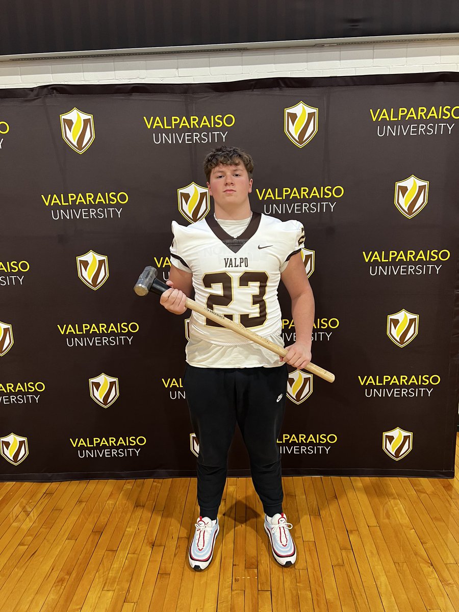 I had a nice time down @ValpoU today. Thank you @CoachBDoc for the invite.