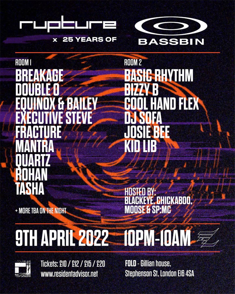 mcstirlin's tweet photo. Big 25th Birthday salute to the #Bassbin family @RuptureLondon tonight β¦ #certified π― https://t.co/xHxBBMyd8L