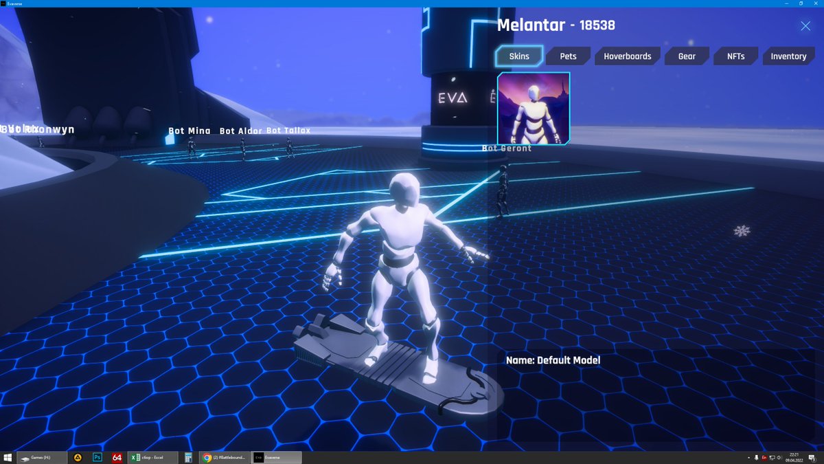 Melantarrr's tweet photo. My first hoverboard #BattleboundWL https://t.co/y60j2b2WcU