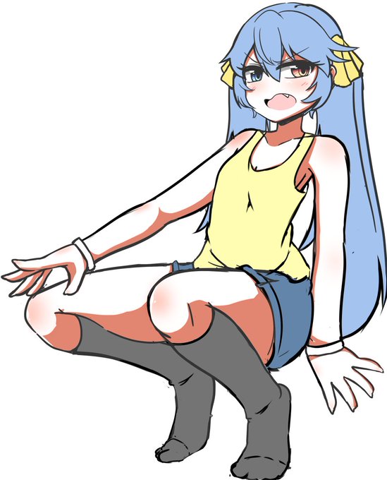 看到有人練習姿勢
所以我也來練習 