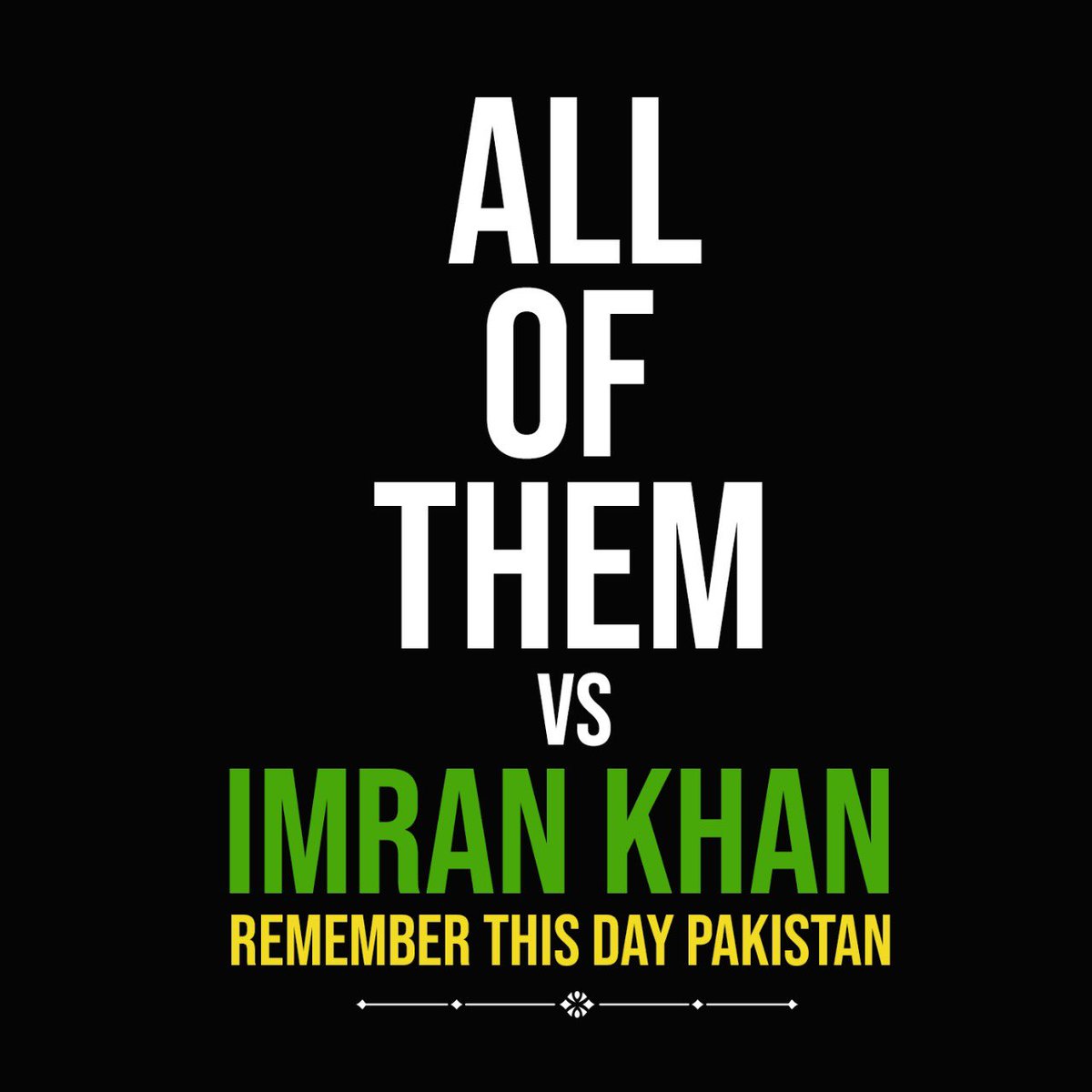 PTIofficial's tweet photo. Remember this day, Pakistan! It was all of them vs Imran Khan who was fighting for our sovereignty. WHAT a FIGHT he gave! #عمران_خان_نہیں_جھکا https://t.co/Y0TeS9F77W
