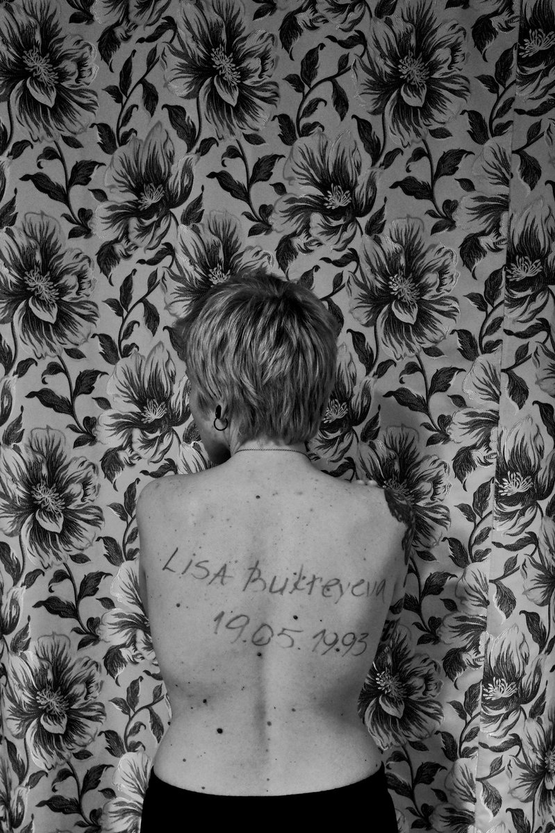 Day 45. We're going in Kyiv. It’s a long trip ahead, but this road to home.

*Such inscriptions with the name, date of birth and phone number write on children. In case parents was killed or lost.