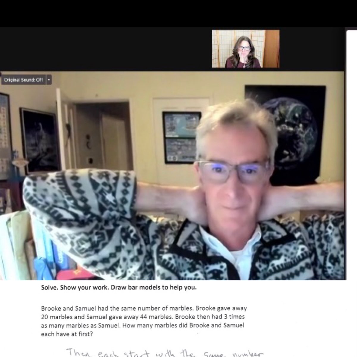 LIS4Gifted's tweet photo. Parent,
@heather_berlin
, shares her daughter’s homework with colleague,
@BillNye
At LISG we challenge students to show their work and thinking to build strong metacognitive skills!
#math #metacognition #showyourwork #thinkaboutthinking #lisgpride #lis4gifted https://t.co/wxqrMuEcQB