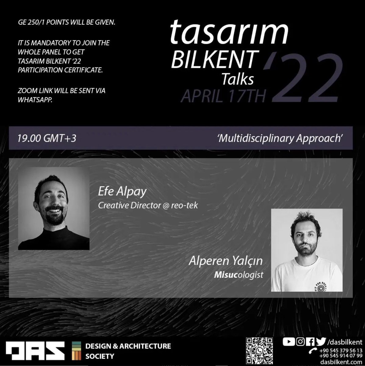 misucmaker's tweet image. 🚨🚨So excited🚨🚨
This is the first time @_efula_  and I will share what we&apos;ve been working on @dasbilkent &apos;s event. See you next Sunday 📅!
🔗bit.ly/3jiPxim

#Multidisciplinary #musicandarchitecture #Web3project  #misucagents #audiovisual