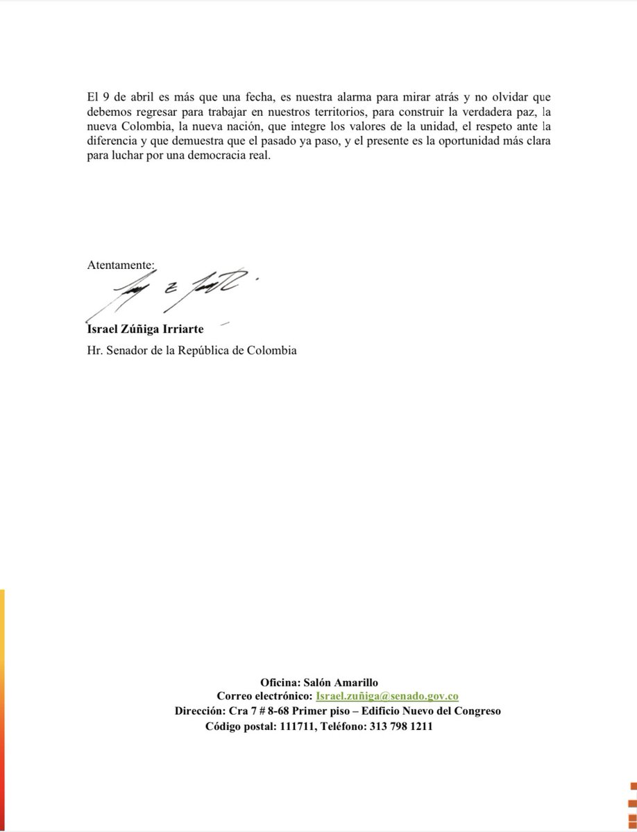 9 de abril, Más que un Día Nacional de la Memoria y Solidaridad con las víctimas, es una fecha para seguir trabajando, seguir construyendo esta nueva nación. #9Abril