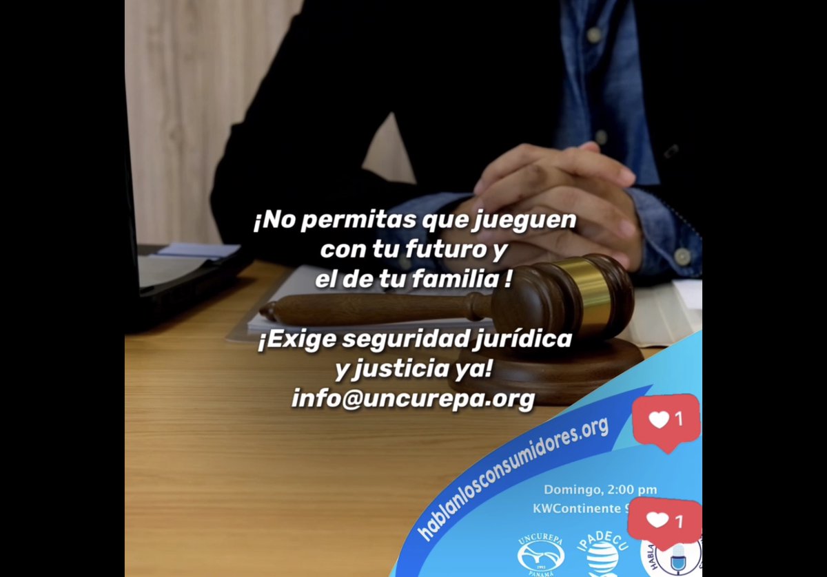 No te pierda este fin de semana Hablan los #Consumidores por @kwcontinente95.7 #consumajusticia #consumamedida #seguridadjuridicaviviendasdignas #clausulasabusivas #compradevivienda #abusodepromotoras <a href="/KWCONTINENTE/">KW Continente</a> <a href="/IPADECU/">IPADECU</a>