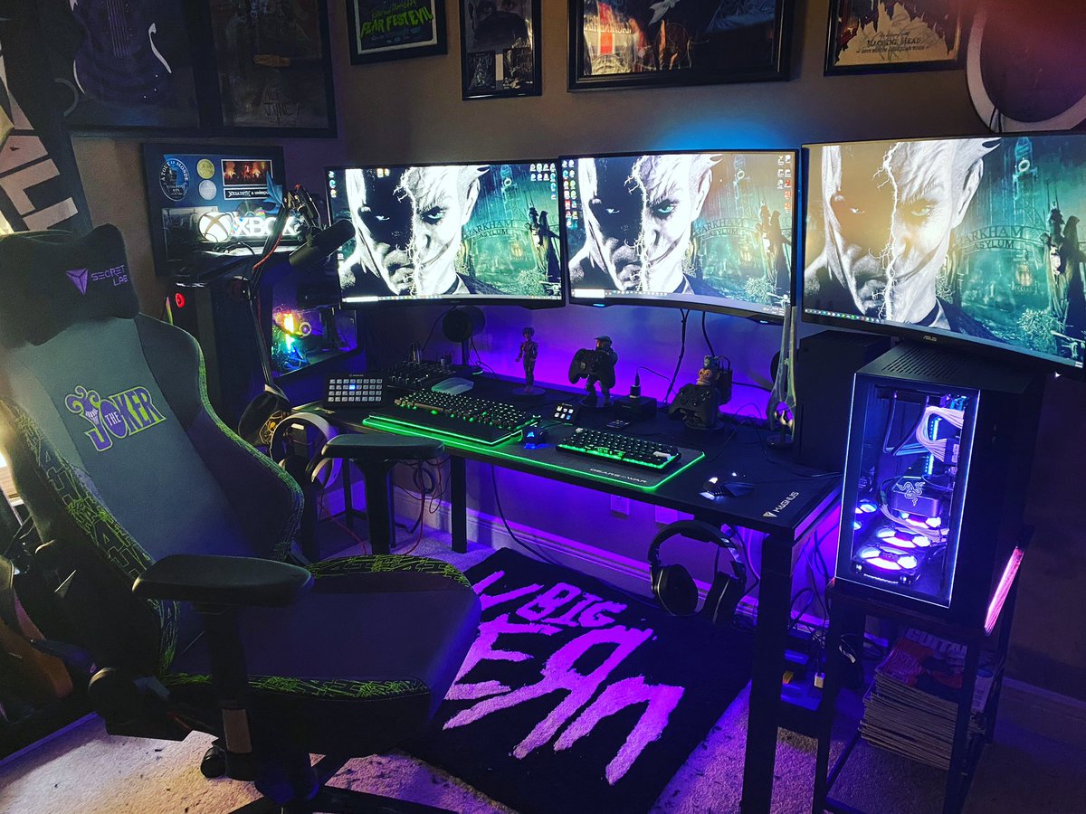 MckernanNY's tweet photo. Made some more changes to the game room #ROGGameinstyle and #ROGMotherboard https://t.co/qfrwfNM6Fm
