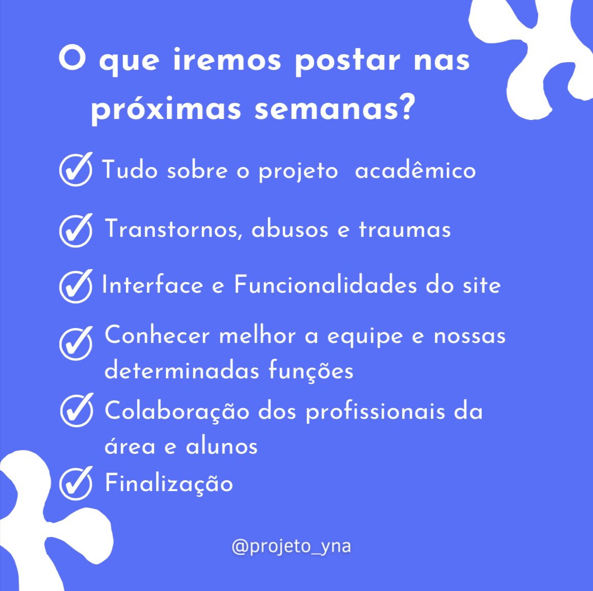 ProjetoYana's tweet photo. Galera, nós queremos deixar vocês por dentro de tudo sobre nosso projeto!! Iremos mostrar diversas coisas com muito carinho. Se você tá gostando de acompanhar o projeto YANA, curti, compartilha e segue nossas redes!! Até semana que vem. https://t.co/3JGnQcrYUp