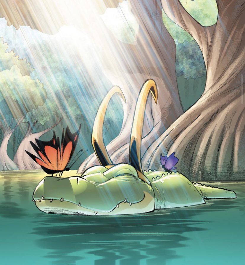 What day is it? Saturday? OH. BUT ALSO A NEW ALLIGATOR LOKI ISSUE? yes. Yes indeed. And it just gets even cuter! Check out this scene below, and it’s not even the best part! Go now to Marvel Unlimited and make your weekend even better. You’re welcome!☺️ 🐊