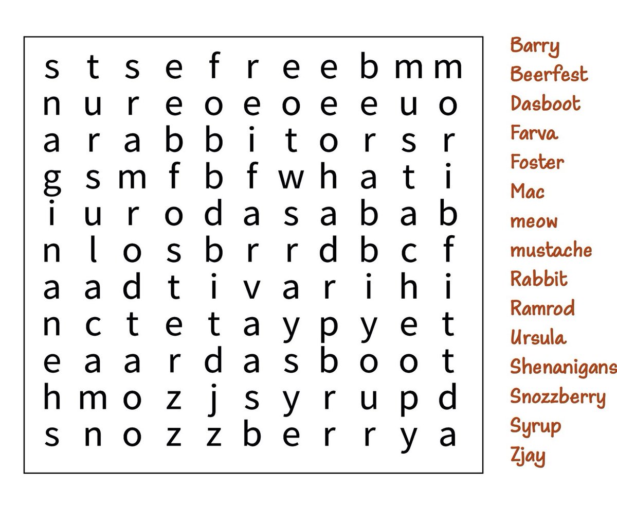 This is <a href="/brokenlizard/">Broken Lizard</a> Word Finder is fun. Print it out and let me know how you do.