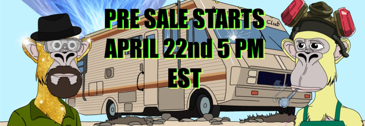 #MentalHealth is prevalent in the NFT world. Just is. 

<a href="/BreakingBadApes/">Breaking Bad Ape Club - Mental Health Advocates</a> artistic vision pays tribute to the infamous #BreakingBad AND 💚20 ETH💚from the mint will be distributed among the charities and causes AS PICKED BY THE COMMUNITY. Check this project out. Changing lives💚