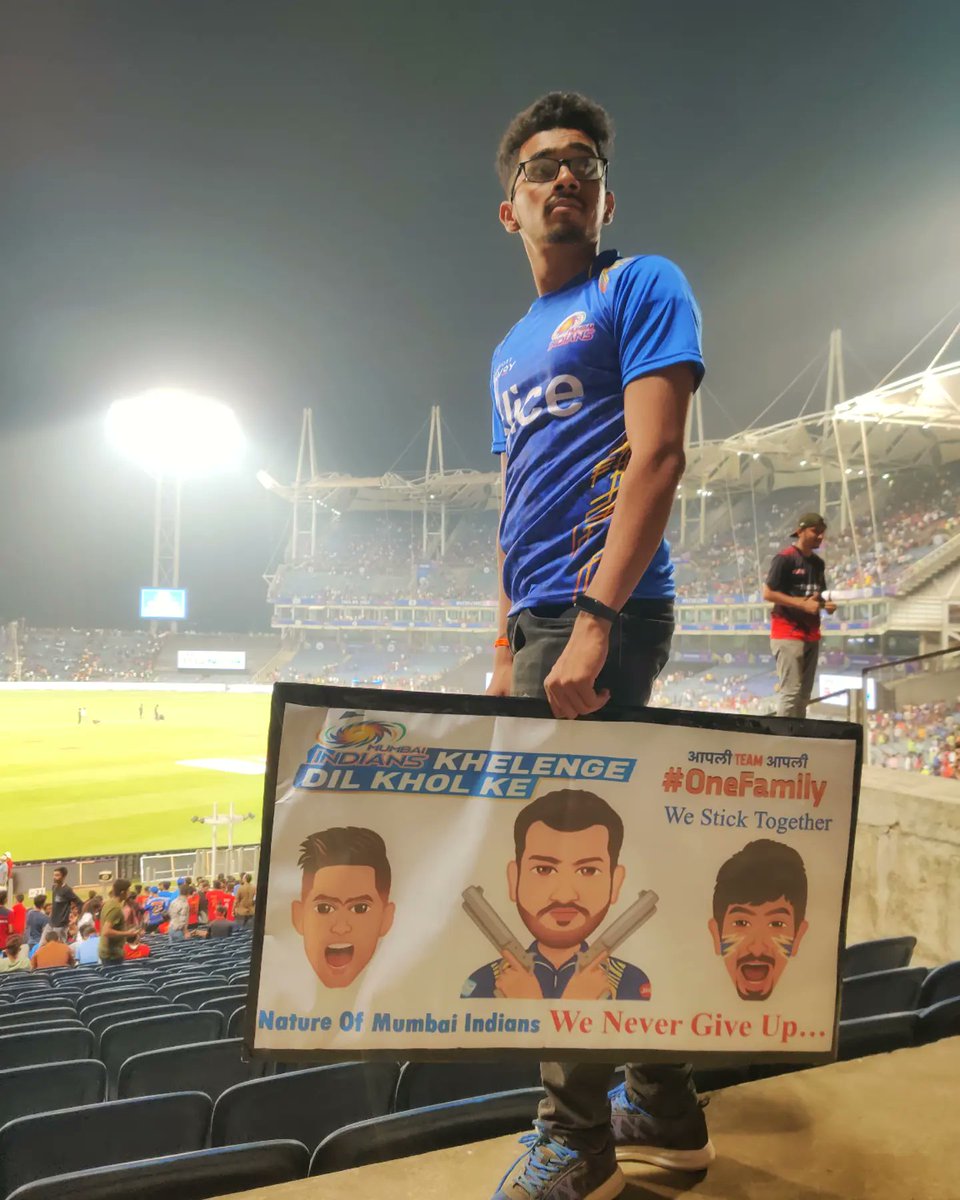 sanketautade's tweet photo. Nature of #MI we don't give up...💙
#DilKholKe #MumbaiIndians #IPL #MIPaltan @mipaltan https://t.co/tzhtDDi6wT
