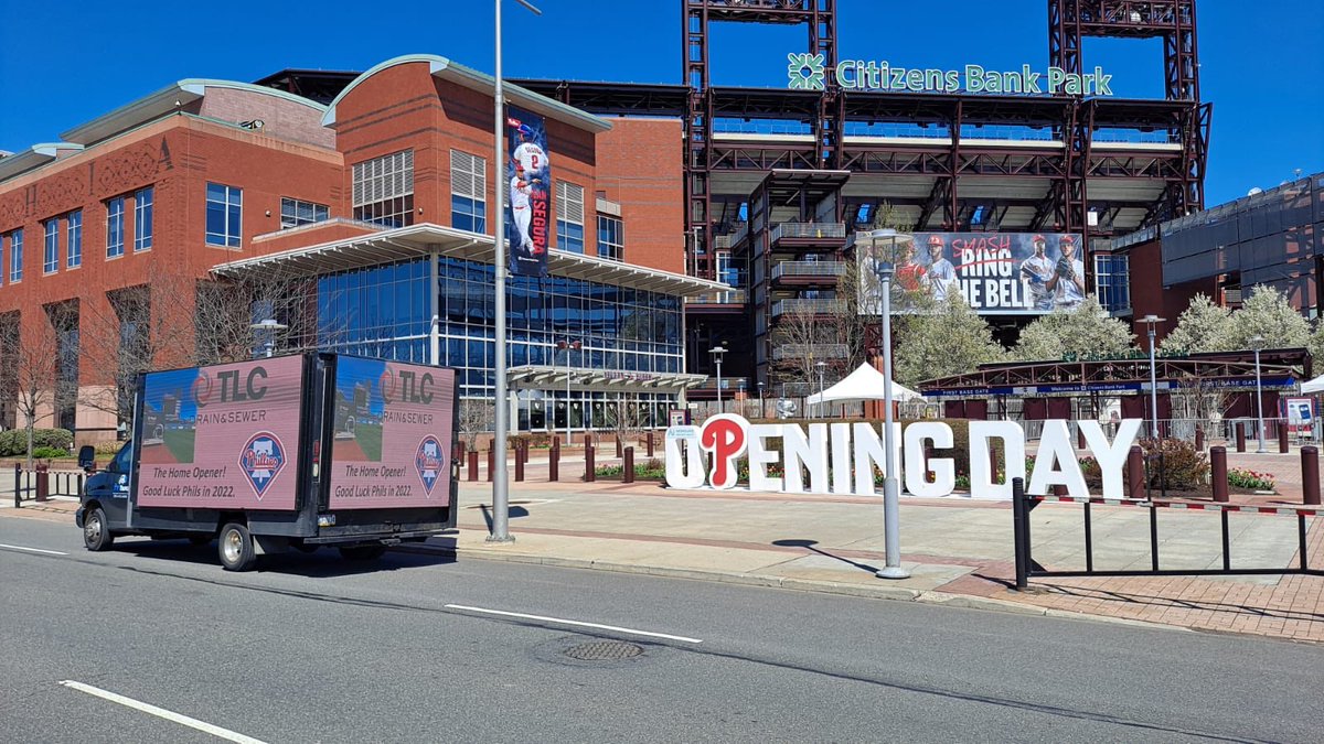 doctorjsc's tweet photo. TheTVTruck at The Phillies Home Opener! Let us help kick-off your 2022 season … it really is a pretty cool way to keep your product or service TOP OF MIND. Message Me for Free Consult and Special Introductory Rates. Let us help you sell!TheTVTruck, Jeff Cartwright, Partner. https://t.co/GEWgoGqnpE