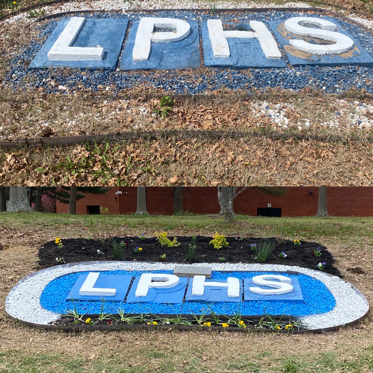 keylpclub's tweet photo. #KeyClub touching up the Warrior campus. https://t.co/l15BJuQGub