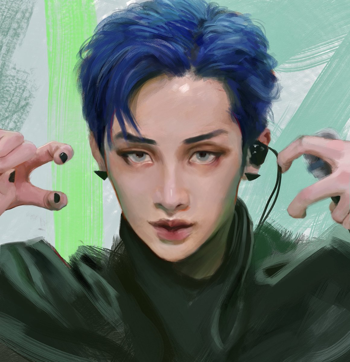 morgyuk's tweet photo. #BANGCHAN #MANIAC_SKZ #straykids #kpop #art #digitalart https://t.co/uIyRTNAdfx