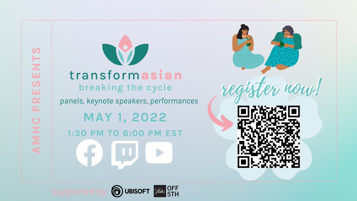 asianmhc's tweet photo. Registration for @asianmhc’s 2022 TransformASIAN conference for FREE or by donation here:
https://t.co/8uiW16yBzp
The conference theme, "Breaking the Cycle", speaks to our commitment to break through barriers that hinder our journey to positive mental health. https://t.co/t1ruz3LTaW