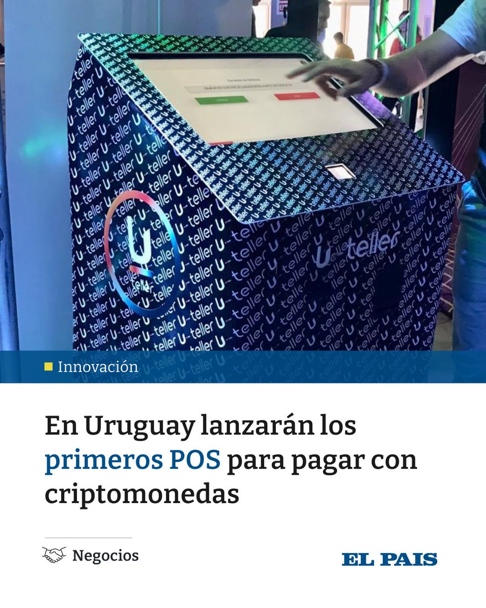 elpaisuy's tweet photo. inBierto, empresa uruguaya especializada en criptomonedas lanzará los primeros POS para pagar con criptomonedas.

➜ https://t.co/xRG67PLhhk https://t.co/bja0j5rLIn