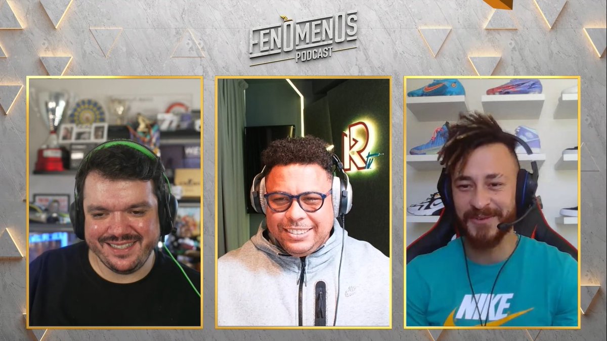 Já começou!!! 

<a href="/Gaules/">Gaules</a> e <a href="/Ronaldo/">Ronaldo Nazário</a> batendo um papo imperdível com <a href="/fred_b12/">FRED BRUNO</a> em:

📺 twitch.tv/gaules
📺 twitch.tv/ronaldotv