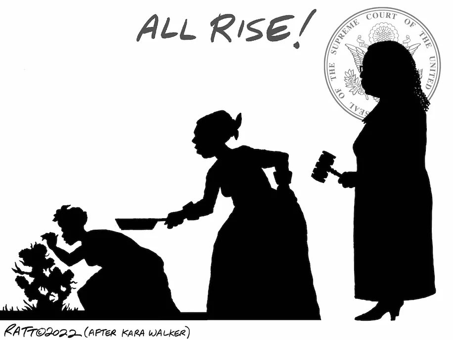 Justice Ketanji Brown Jackson
By <a href="/Rattoons1776/">Ratt</a>, in today's <a href="/washingtonpost/">The Washington Post</a>