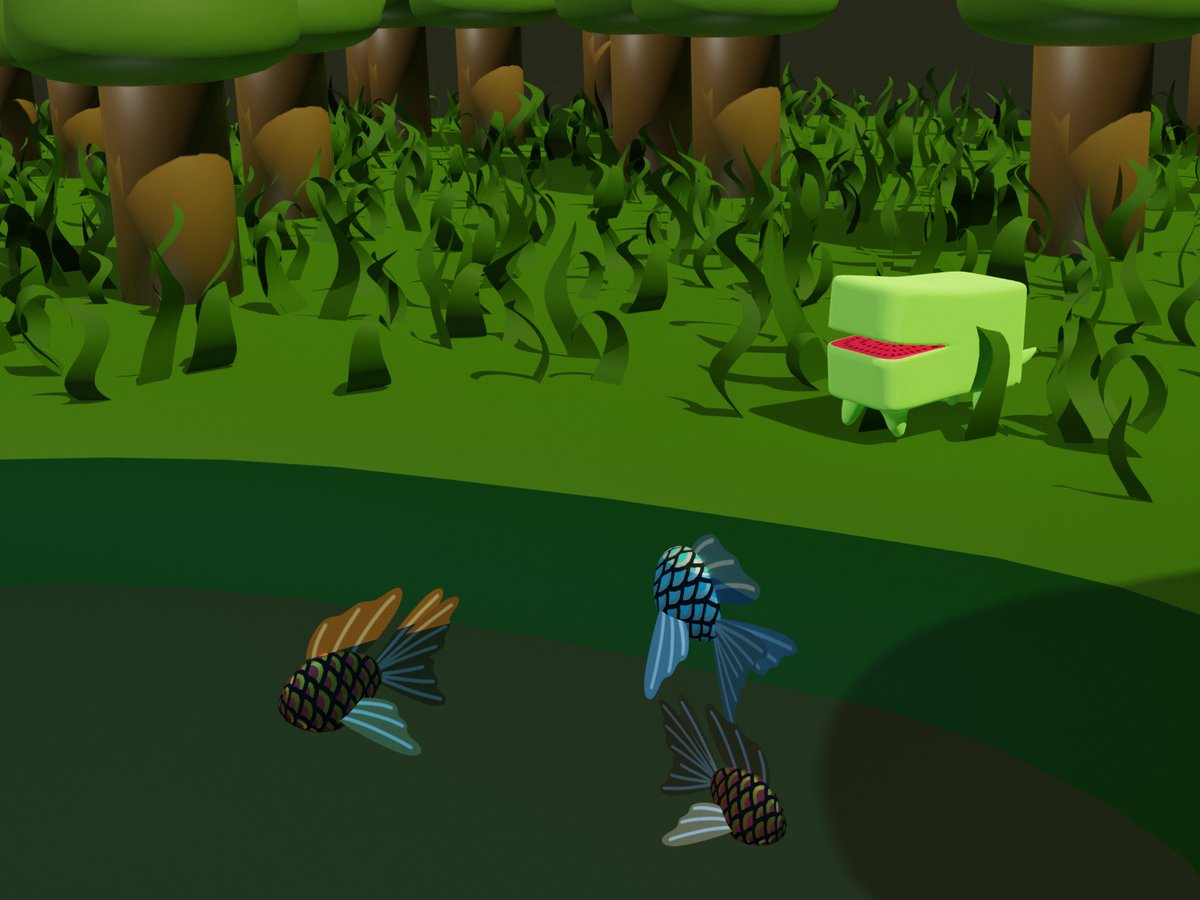 Alex_Ternam's tweet photo. Blender de la semaine🐊
Pas mon meilleur, mais je manquais de temps cette fois.
#blender #b3d #screenshotsaturday https://t.co/XBVQtAbyUV