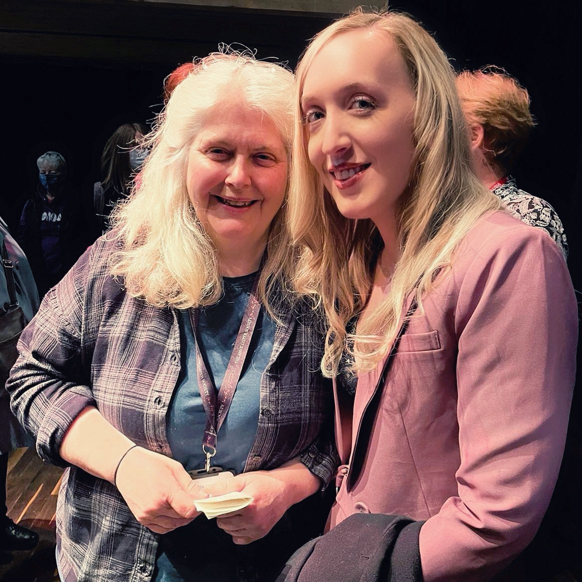 kirstmitchell26's tweet photo. Sally Wainwright is such an exceptional person and it was such an honour being able to meet her and hear her speak many times this week 🥰 https://t.co/3lcYlCCEy0